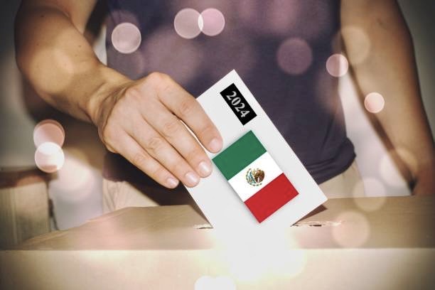 Mexico political election vote concept